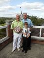 Eddie Waring & Alex Middlebrooke with Geoff Cotton